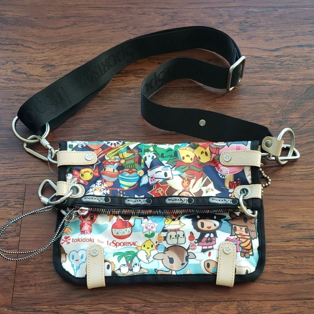 LeSportsac X Tokidoki Christmas "Vacanze Winter Wonderland" Collection Crossbody
